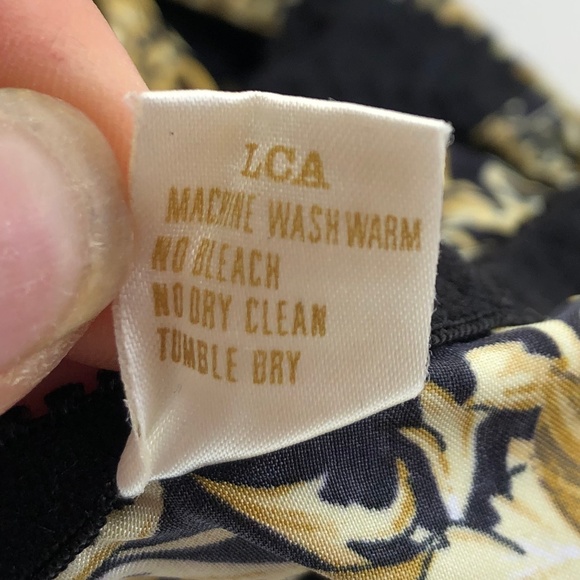 LCA Black, Gold, and White Bra - Picture 5 of 5